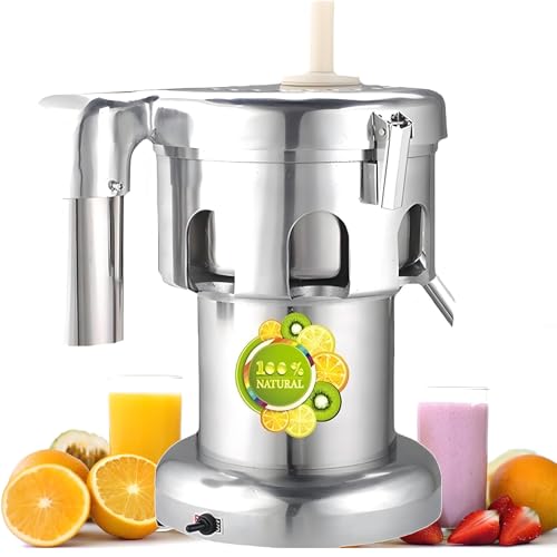 Commercial Juice E-xtractor, Heavy Duty Juicer, Aluminum Casting and Stainless Steel Constructed Centrifugal Juice E-xtractor Juicing Both Fruit and Vegetable,A3000
