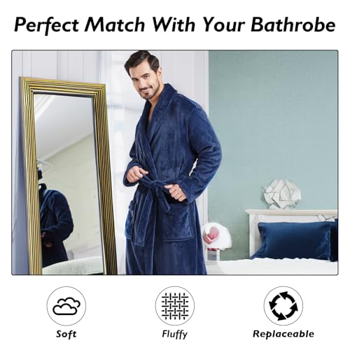 FashGudim Mens Robe Belt Replacement Plush Bathrobe Tie Waist Belt 86 inch x 1.6 inch2