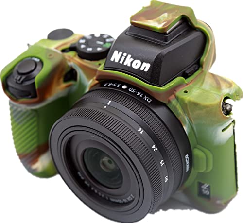 Funda silicona ligera para Nikon Z50 color verde miniatura 1