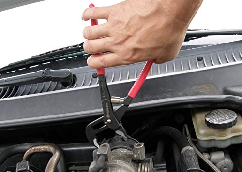 Image of Triplett ClikGrip Auto Adjusting 10-inch Water Pump Pliers with Cushioned Grip (TT-221)