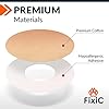 Fixic Freestyle Adhesive Patch 25 PCS – Good for Libre 1, 2, 3 & Plus – Enlite – Guardian – NO Glue in The Center of The Patch – Pre-Cut Back Paper – Long Fixation for Your Sensor! (Tan)