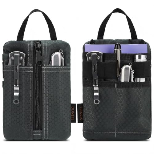 SONITI EDC Pouch, Enhanced 3-Layer Fabric - Slim & Compact Pocket Organizer, EDC Tool Pouch for Men,...