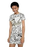 Desigual - Vestido Corto de Mujer Pichi Estampado Animal