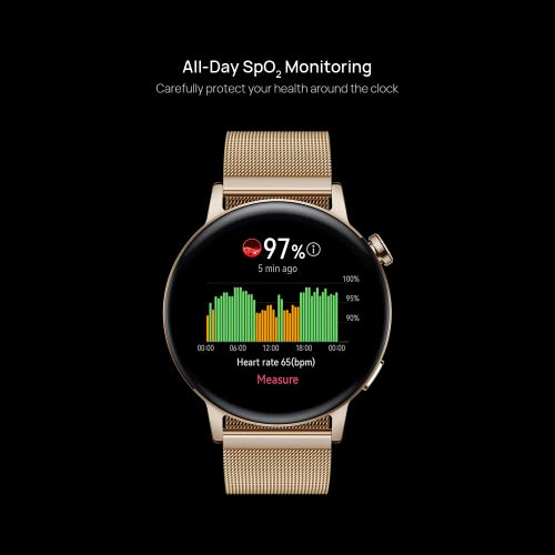 HUAWEI Watch GT 3 42 mm Smartwatch, Durable Battery Life, All-Day SpO2 Monitoring, Personal AI Running Coach, Accurate Heart Rate Monitoring, 100+ Workout Modes, Bluetooth Calling, Frosty White - Image 4