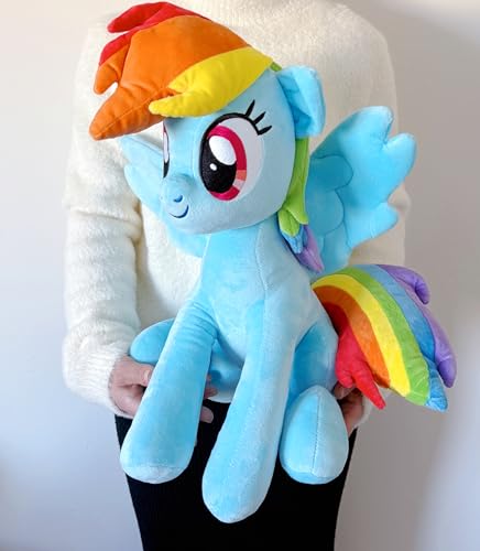 My Little Pony - Rainbow Dash Jumbo Plush - Officially Licensed Product, Soft and Cuddly Collectible for Fans and Collectors - Ideal Gift for Kids and Adults - Ages 3+