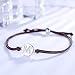 J.Endéar Pulsera Forma de Inicial M, Plata de Ley 925 Circonita Cúbica...
