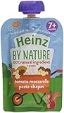 Heinz Tomato and Mozzarella Pasta Shapes Meal Pouch, 130 g (Pack of 5)