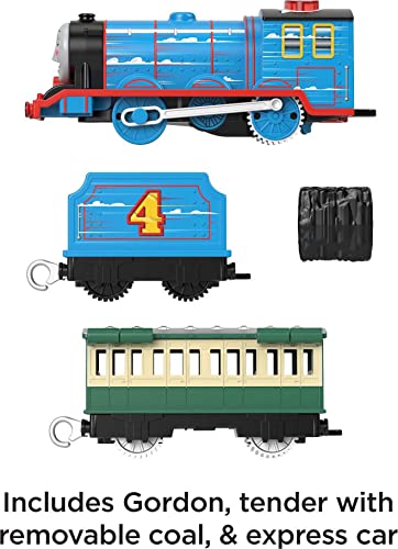 Fisher-Price Thomas & Friends Talking Gordon, Battery Powered Motorized Toy Train With Character Sounds And Phrases For Preschool Kids 3 Years And Up #TOP4