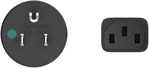 Miniatura 12 de CableLeader Cable de alimentación de grado hospitalario NEMA 5-15P a IEC320 C13 de 15 pies, 14 AWG, 15 A/125 V, SJT, cable de alimentación médica