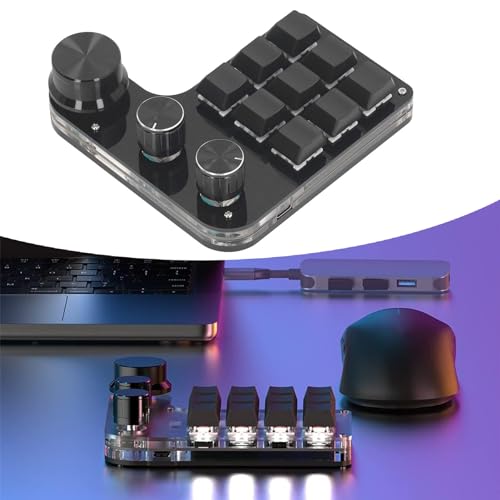 Mini clavier de jeu macro programmable 9 touches pour résoudre le manque de raccourcis - 5