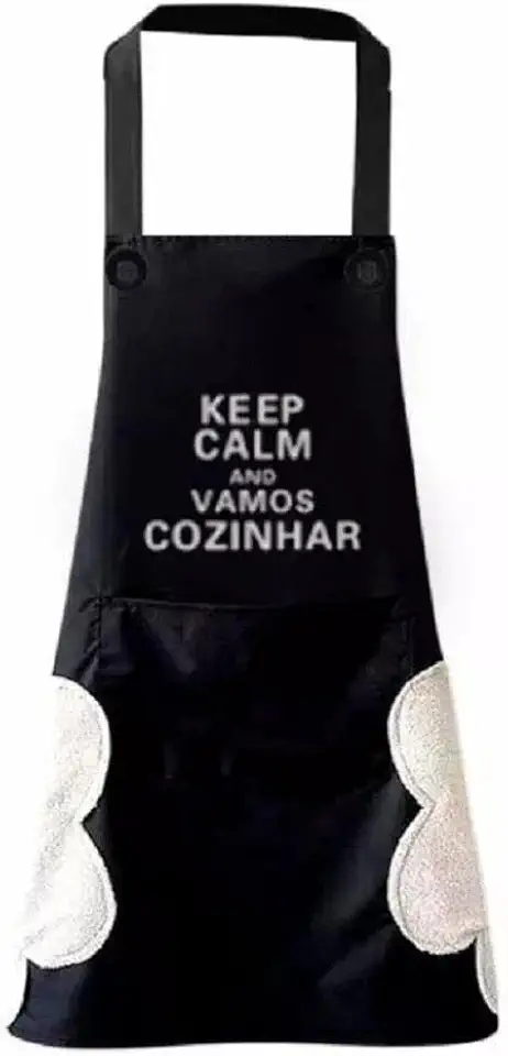 AVENTAL DE COZINHA COM LATERAL SECA MAOS