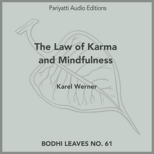 The Law of Karma and Mindfulness by Dr. Karel Werner episode artwork