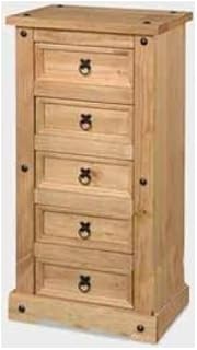 Mercers Furniture Corona 5 Drawer Narrow Chest