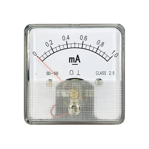 Milliampèremètre de panneau DC 50mA à aiguille modèle CZ60 SD60
