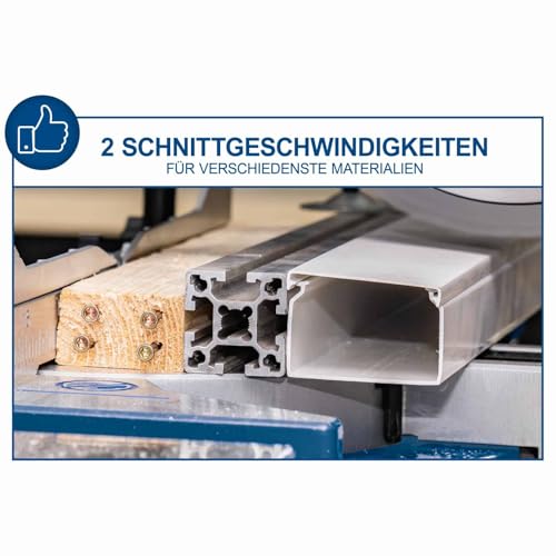 Scheppach Kappsäge HM110MP für Holz, Alu, Stahl, Kunststoff, Kupfer | 90mm Schnitthöhe | 340mm...