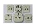 Wonpro Universal Travel Plug Adapter Kit – 6 Adapter Plugs for Overseas Travel with Type A/B, C, E/F, G and I
