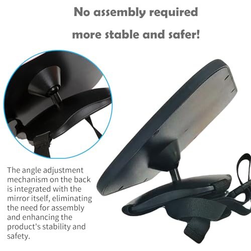 image for Funbliss Baby Car Mirror Safely Monitor,Car Mirror Baby Rear Facing Se