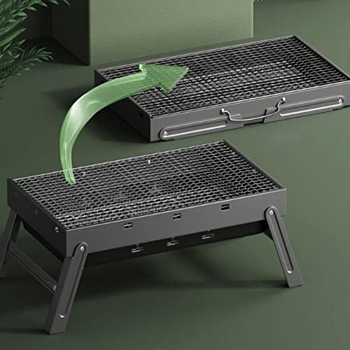 Parrilla portátil para barbacoa Chal – Diseño plegable para fácil instalación, perfecta para nics y camping – Cocina al aire libre sin complicaciones Equint