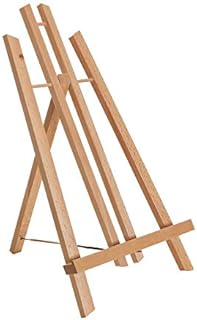 US Art Supply 14 inch Tall Medium Tabletop Display A-Frame Easel (1-Each), Accommodates canvas art up to 12