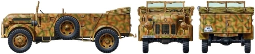 Tamiya 300032549 WWII German Steyr Type 1500A/01 (1), Military Modelling kit, 1:48