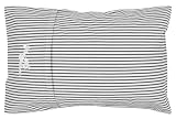 MyPillow Multi-Use Travel Pillow Compact Pillow for On-The-Go Comfort and Sleeping, Portable, Compact, Washable Pillow for Adult and Kids Neck Support [Gray Stripe]