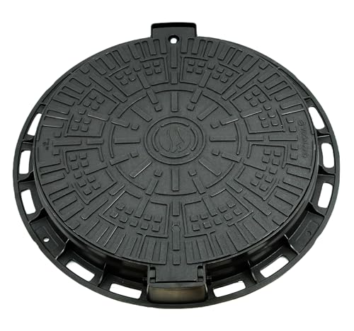 Megaa store Kanaldeckel Kunstoffdeckel Schachtdeckel DN600 Gully Brunnendeckel Kunststoffschacht Schachtabdeckung Kontrollschacht (Schwarz) Megaa store Kanaldeckel Kunstoffdeckel Schachtdeckel DN600 Gully Brunnendeckel Kunststoffschacht Schachtabdeckung Kontrollschacht (Schwarz)