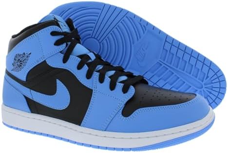 Nike Air Jordan 1 Mid Men's Shoes University Blue/Black White DQ8426 401 - Size 12 Review | Image 1