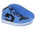 Jordan Mens Air 1 Mid University Blue Black - University Blue/Black-White - Size 9.5