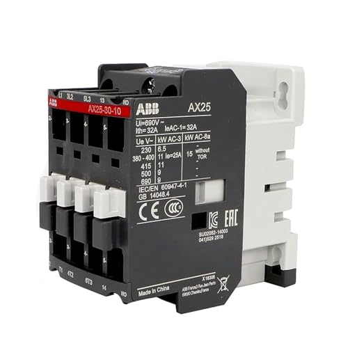 Contacteur tripolaire AX25 25A pour moteurs triphasés inverseurs