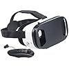 auvisio VRbrille: Virtual-Reality-Brille mit In-Ear-Headset, Bluetooth & Game-Controller (Headset-VR-Brille)
