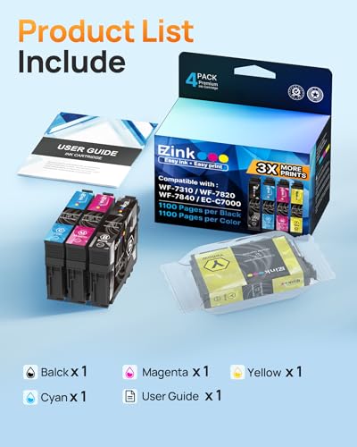 Image of E-Z Ink Remanufactured Replacement for Epson 812XL Ink Cartridge Combo Pack