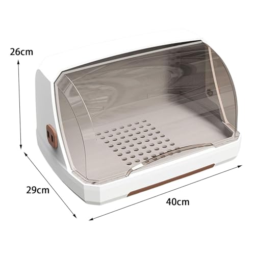Escurridor de botellas gris con bandeja extraíble de material PP para cocina 5
