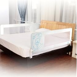 Canapé Abatible Nido Barrera de Cama Nido para bebé, 180 cm. Modelo Osito y Luna Beige. Barrera de Seguridad.