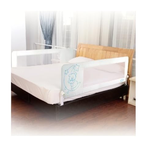 Barrera de cama nido para bebé, modelo osito y luna beige Cover