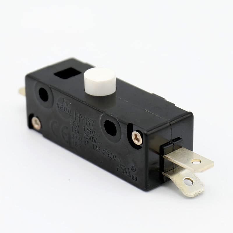 Switch 2Pc HY67 125/250V 18/15A Push Button Switch for Household Electrical Appliances Equipment Electric Tool Pushbutton Switches