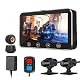 Dashcam für Motorräder VSYSTO mit 1080P Doppellinse und WiFi
