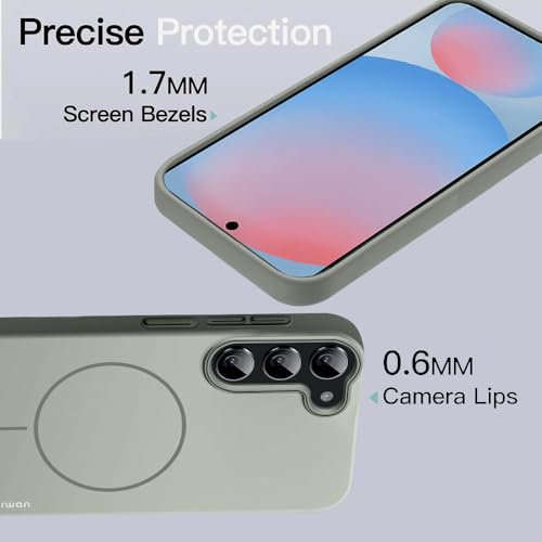 Image of KARWAN️Magnetic Ultra Slim-Fit Back Case Cover for Samsung Galaxy S23 Plus |Hard PC Case Cover| Ultra-Thin & Light Weight with [Ultra Premium Feel] Case for Samsung Galaxy S23 Plus(6.6 inch)(Grey)