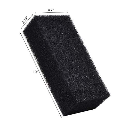 Hipanda Filter Foam Sponges, Bio Sponge Filter Media Pad, Cut-to-Size Foam for Aquarium Fish Tank (10" x 4.7" x 2.75") - Thumbnail 2