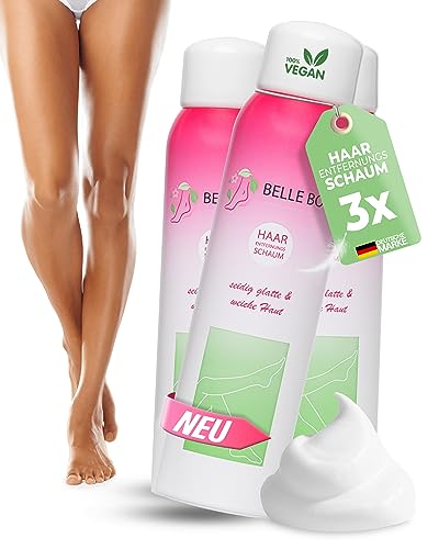 Belle Body Premium Haarentfernungsschaum - Sanft zur Haut am...