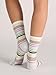 Ted Baker Women's 3 Pack Pattern Crew Dress Socks, White Traditional, OS