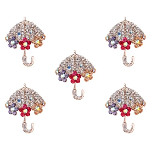 Broche parapluie pour chapeau et vêtements à porter au quotidien