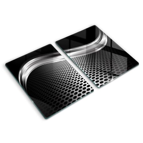 Planche à découper induction avec structure métallique Wallfluent 2x40x52cm résistante