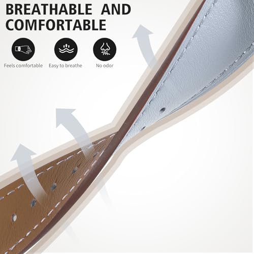 Italy Genuine Leather Watch Bands Men Women Compatible with Samsung Galaxy Watch Band, 20mm 22mm Lugs Watch Straps, Quick Release Wear-resistant Sweat-Resistant Smartwatch Replacement Strap