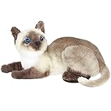 CozyWorld Siamese Cat Stuffed Animals Realistic Small Cat Cute Plush Toys Birthday for Kids Gifts...