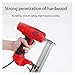 KKKMart 2 in 1 Electric Nail Gun 1800W Electric Nailer Stapler Furniture Staple Gun for Frame Carpentry Woodworking Power Tools F30 422 for DIY Projects, Upholster and Woodworking(Double-use)