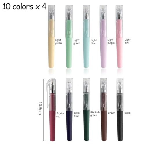 Bolígrafos de tinta gel negra paquete 40 mini y 20 recambios miniatura 2
