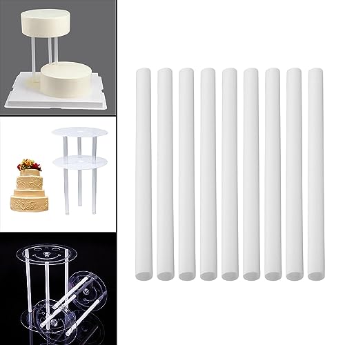 Leefasy 10x Haste de Cavilha de Bolo de Bolo de Bolo Suporte para Cozinhar Fácil de Usar Festa Casam