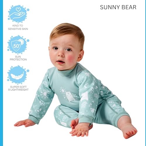Splash About Warm in One Bebé Traje húmedo, Sunny Bear, 3-6 Meses