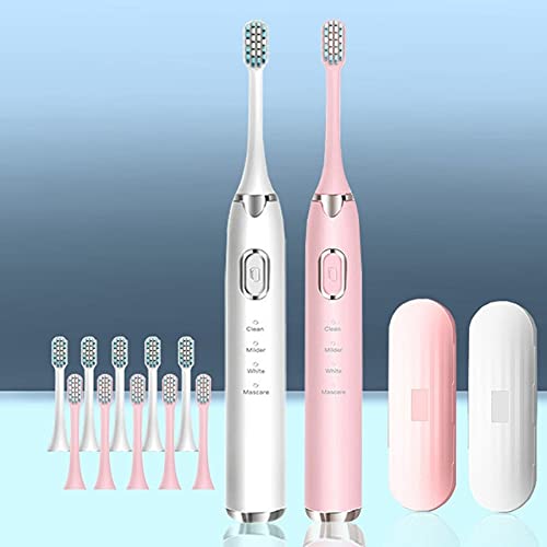 ZCLS Ultrasonic Electric Toothbrush Adult Timer Brush 4 Mode USB Charger Rechargeable IPX8 Tooth Brushes Replacement Heads