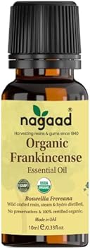 Óleo Essencial de Olíbano Orgânico Frereana – 10ml (aproximadamente 28g) | 100% Puro para Aromaterapia, Difusores, Cuidados com a Pele, Meditação e Relaxamento